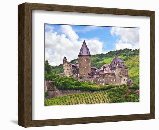 Schloss Stahleck, Bacharach, Germany-Miva Stock-Framed Photographic Print