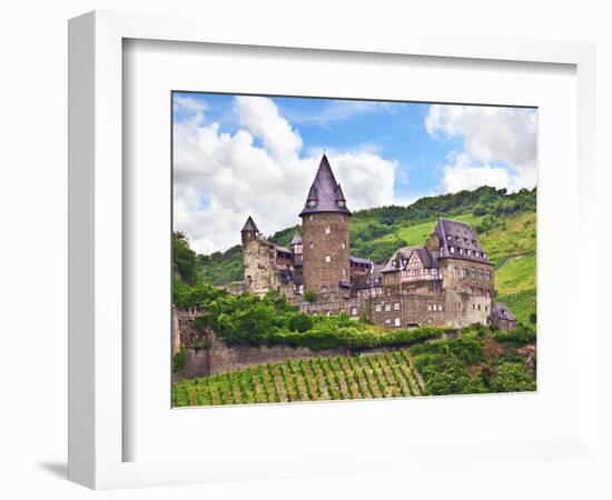 Schloss Stahleck, Bacharach, Germany-Miva Stock-Framed Photographic Print