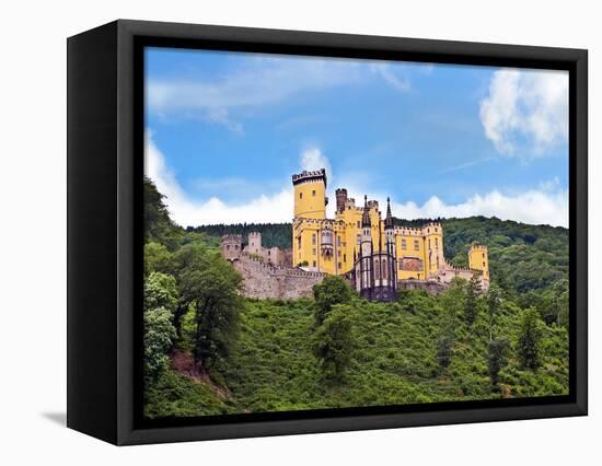 Schloss Stolzenfels, Koblenz, Germany-Miva Stock-Framed Stretched Canvas