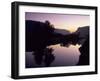 Schloss Werenwag Castle and Danube River at Sunset-Markus Lange-Framed Photographic Print