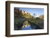 Schloss Werenwag Castle Reflecting in Danube River-Markus-Framed Photographic Print