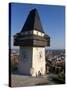 Schlossberg, Clock Tower, Old Town, UNESCO World Heritage Site, Graz, Styria, Austria, Europe-Dallas & John Heaton-Stretched Canvas