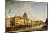 Schlossfreiheit Von Der Schlossbrucke, Berlin, 1855-Johann Philipp Eduard Gaertner-Mounted Giclee Print