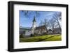 Schlosskirche Interlake, Interlaken, Jungfrau region, Bernese Oberland, Swiss Alps, Switzerland, Eu-Frank Fell-Framed Photographic Print