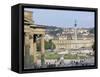 Schlossplatz, King Wilhelm Jubilee Column, Neues Schloss, Stuttgart, Baden Wurttemberg, Germany-Yadid Levy-Framed Stretched Canvas