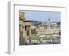 Schlossplatz, King Wilhelm Jubilee Column, Neues Schloss, Stuttgart, Baden Wurttemberg, Germany-Yadid Levy-Framed Photographic Print