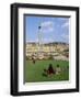 Schlossplatz, King Wilhelm Jubilee Column, Neues Schloss, Stuttgart, Baden Wurttemberg, Germany-Yadid Levy-Framed Photographic Print