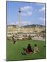 Schlossplatz, King Wilhelm Jubilee Column, Neues Schloss, Stuttgart, Baden Wurttemberg, Germany-Yadid Levy-Mounted Photographic Print