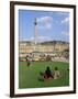 Schlossplatz, King Wilhelm Jubilee Column, Neues Schloss, Stuttgart, Baden Wurttemberg, Germany-Yadid Levy-Framed Photographic Print