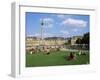 Schlossplatz, King Wilhelm Jubilee Column, Neues Schloss, Stuttgart, Baden Wurttemberg, Germany-Yadid Levy-Framed Photographic Print