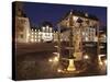 Schlovuplatz and Palace, Saarbrucken, Saarland, Germany, Europe-Hans Peter Merten-Stretched Canvas