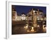 Schlovuplatz and Palace, Saarbrucken, Saarland, Germany, Europe-Hans Peter Merten-Framed Photographic Print