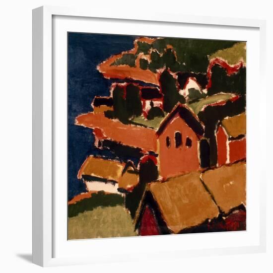 Schmidt-Rottluff: Countryside, 1911-Karl Schmidt-Rottluff-Framed Giclee Print