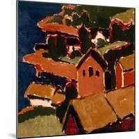 Schmidt-Rottluff: Countryside, 1911-Karl Schmidt-Rottluff-Mounted Giclee Print