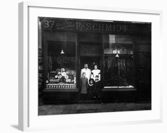 Schmidt's Butchers 1900-null-Framed Photographic Print