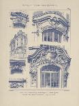Vintage Motifs d'Architecture II-Schmidt-Mounted Giclee Print