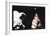 Schmitt, Flag, and Earth-null-Framed Art Print