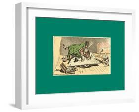 Schnaken and Schnurren-Wilhelm Busch-Framed Giclee Print