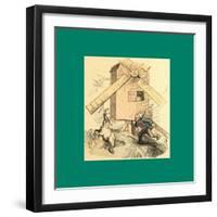 Schnaken and Schnurren-Wilhelm Busch-Framed Giclee Print