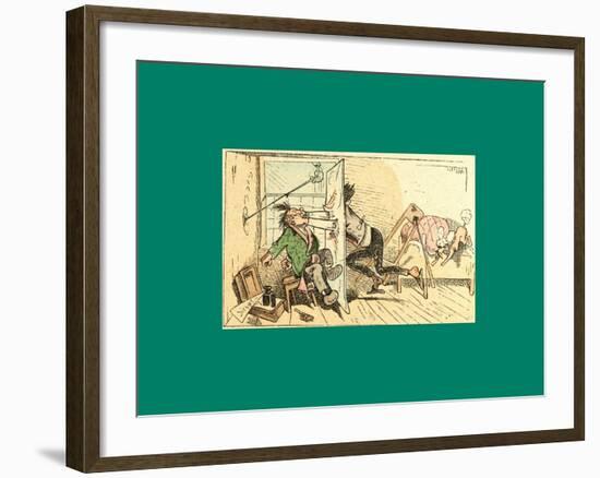 Schnaken and Schnurren-Wilhelm Busch-Framed Giclee Print