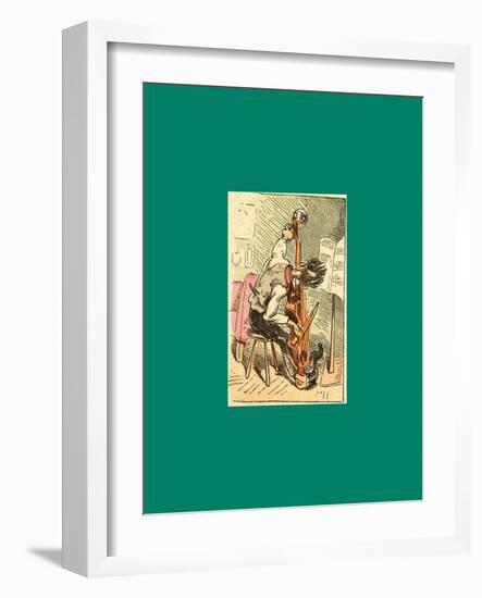 Schnaken and Schnurren-Wilhelm Busch-Framed Giclee Print