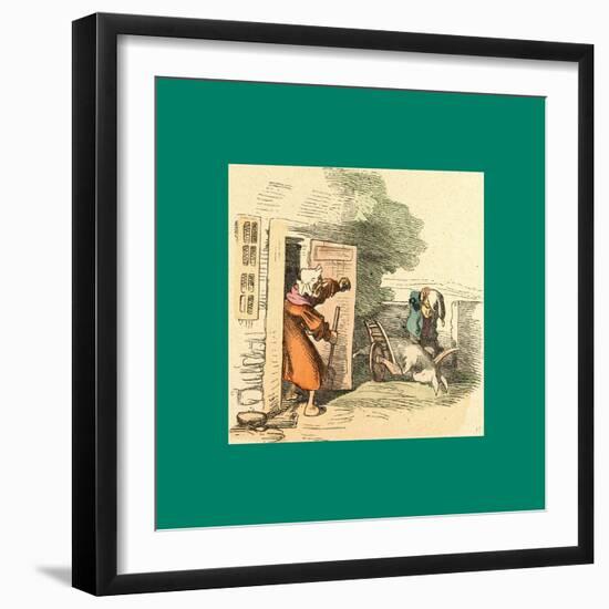 Schnaken and Schnurren-Wilhelm Busch-Framed Giclee Print