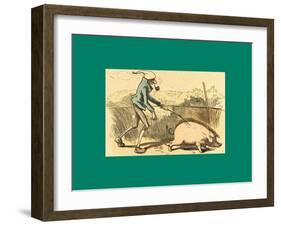 Schnaken and Schnurren-Wilhelm Busch-Framed Giclee Print