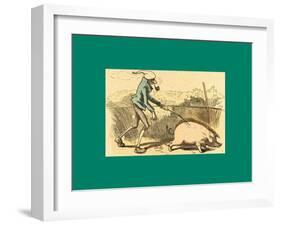 Schnaken and Schnurren-Wilhelm Busch-Framed Giclee Print