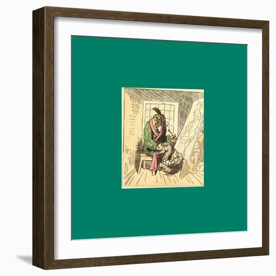 Schnaken and Schnurren-Wilhelm Busch-Framed Giclee Print