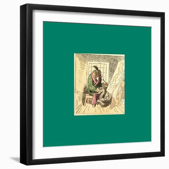 Schnaken and Schnurren-Wilhelm Busch-Framed Giclee Print