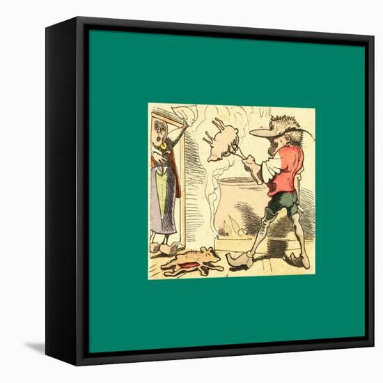 Schnaken and Schnurren-Wilhelm Busch-Framed Stretched Canvas