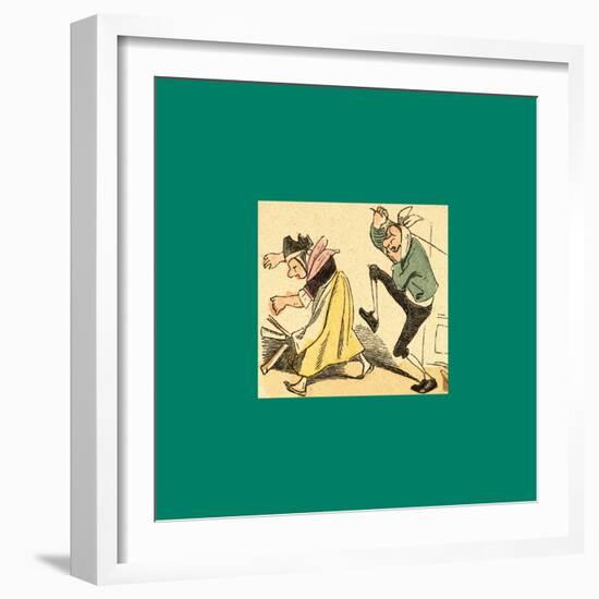 Schnaken and Schnurren-Wilhelm Busch-Framed Giclee Print