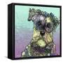 Schnauzer 1-Marlene Watson-Framed Stretched Canvas