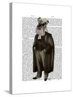 Schnauzer Lawyer-Fab Funky-Stretched Canvas