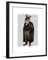 Schnauzer Lawyer-Fab Funky-Framed Art Print