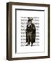 Schnauzer Lawyer-Fab Funky-Framed Art Print