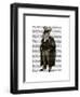 Schnauzer Lawyer-Fab Funky-Framed Art Print