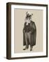 Schnauzer Lawyer-Fab Funky-Framed Art Print