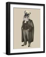 Schnauzer Lawyer-Fab Funky-Framed Art Print