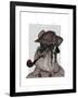 Schnauzer Sherlock-Fab Funky-Framed Art Print