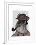 Schnauzer Sherlock-Fab Funky-Framed Art Print