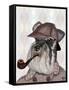 Schnauzer Sherlock-Fab Funky-Framed Stretched Canvas