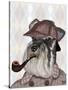 Schnauzer Sherlock-Fab Funky-Stretched Canvas