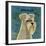 Schnauzer (square)-John W^ Golden-Framed Art Print