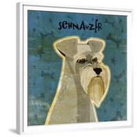 Schnauzer (square)-John W^ Golden-Framed Art Print