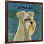 Schnauzer (square)-John W^ Golden-Framed Giclee Print