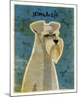 Schnauzer-John W^ Golden-Mounted Art Print