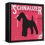 Schnauzer-Taylor Greene-Framed Stretched Canvas