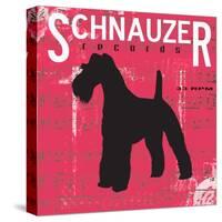 Schnauzer-Taylor Greene-Stretched Canvas