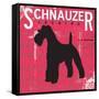 Schnauzer-Taylor Greene-Framed Stretched Canvas